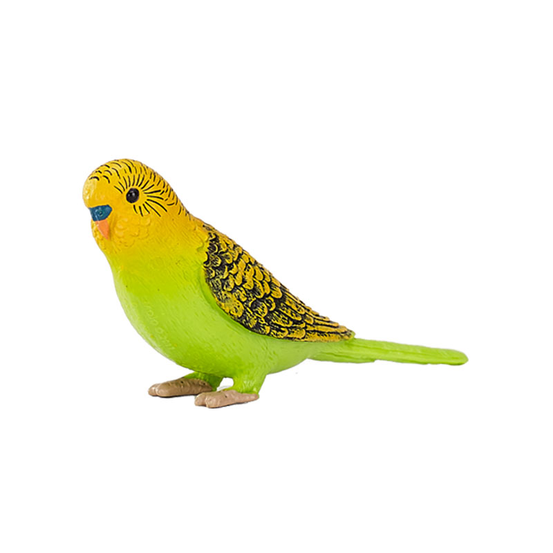 MOJO FUN 擬真動物模型 長尾鸚鵡-綠 387262