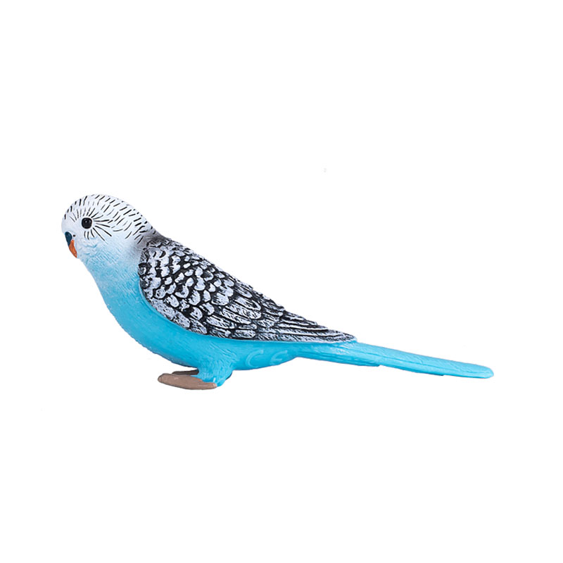 MOJO FUN 擬真動物模型 長尾鸚鵡-藍 387292