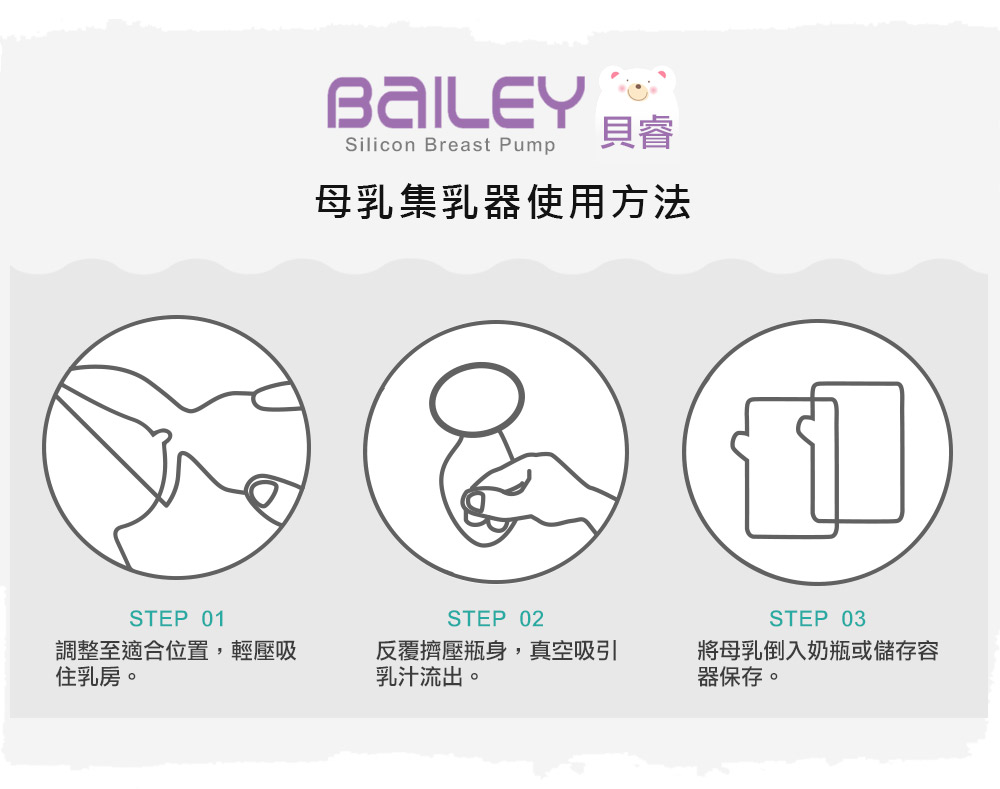 BAILEY集乳器 使用方法
