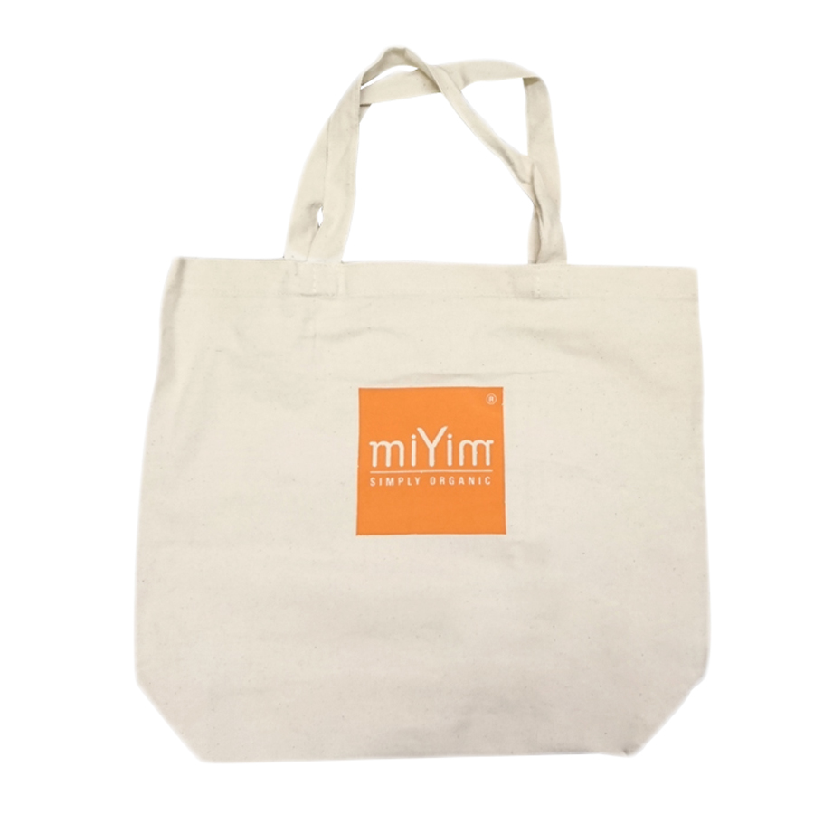 miYim有機棉品牌帆布購物袋